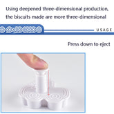 3 Sets Plastic Decorative Biscuit Mold Transportation Tool Series Biscuit Spring Mold, A, B